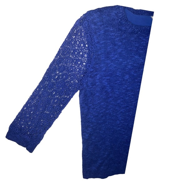 Lucky Brand Cinema Sweater, Size XS, Blue - Picture 5 of 11